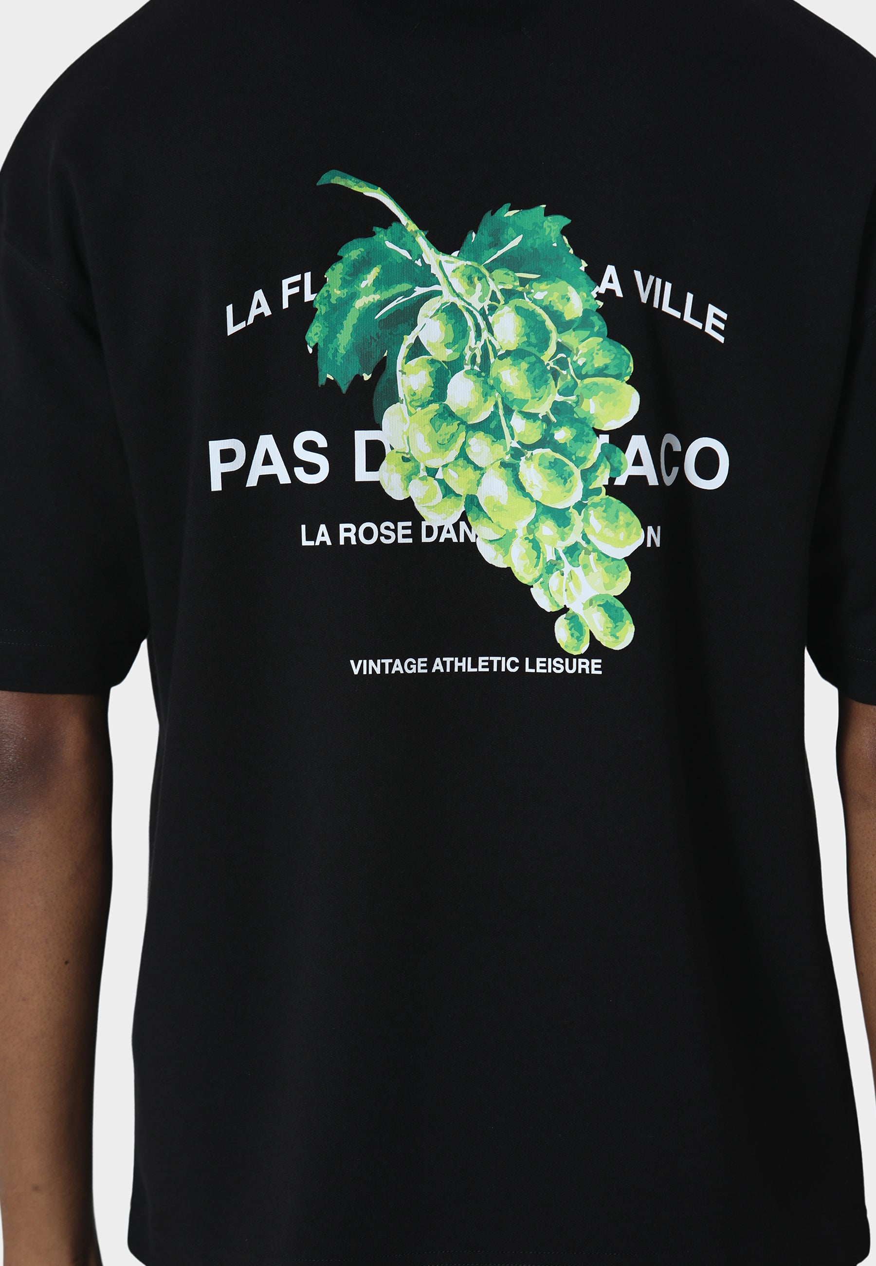 Pas De Monaco Verde Black T-Shirt